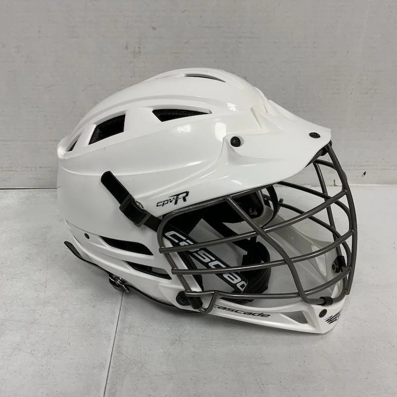 Free Shipping - Used Cascade CPVR One Size Lacrosse Helmets White 5 Free Shipping - Used Cascade CPVR One Size Lacrosse Helmets White - Image 3