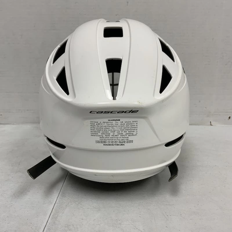 Free Shipping - Used Cascade CPVR One Size Lacrosse Helmets White 7 Free Shipping - Used Cascade CPVR One Size Lacrosse Helmets White - Image 5