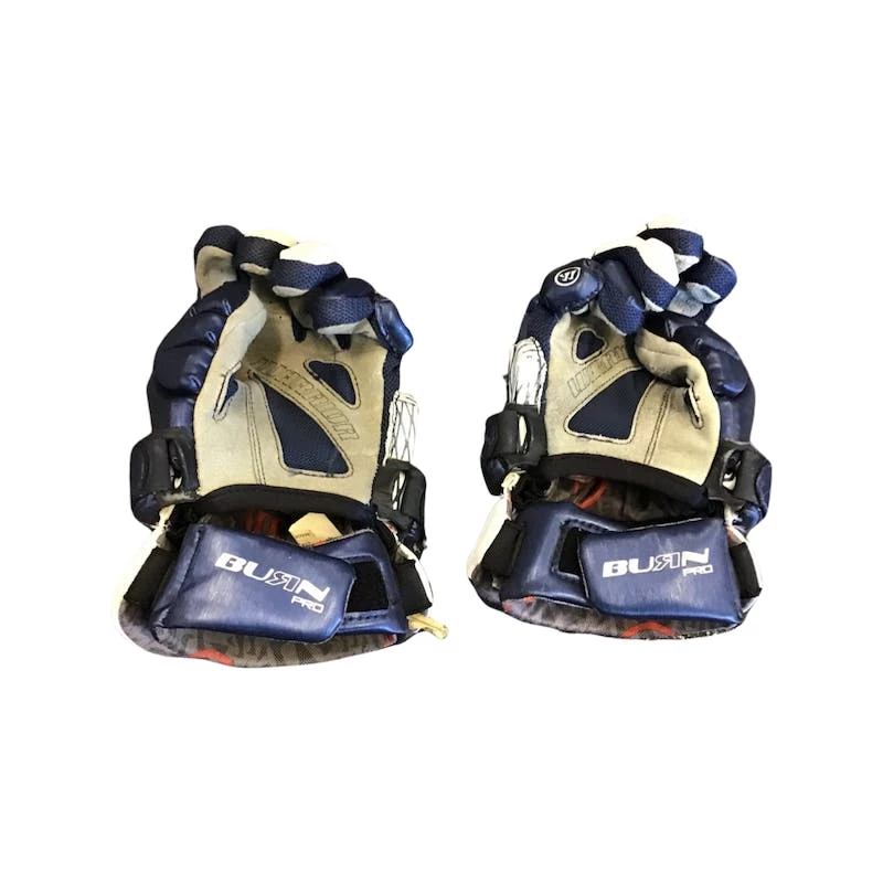 Discount - Used Warrior BURN PRO MD MD Men's Lacrosse Gloves Navy Blue 4 Discount - Used Warrior BURN PRO MD MD Men's Lacrosse Gloves Navy Blue - Image 2