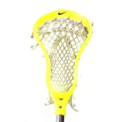 Free Shipping - Used Nike NIKE LACROSSE STICK Aluminum Junior Complete Lacrosse Sticks Yellow