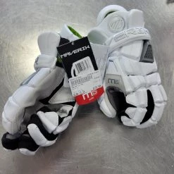 Discount - Maverik M5 12" Men's Lacrosse Gloves White