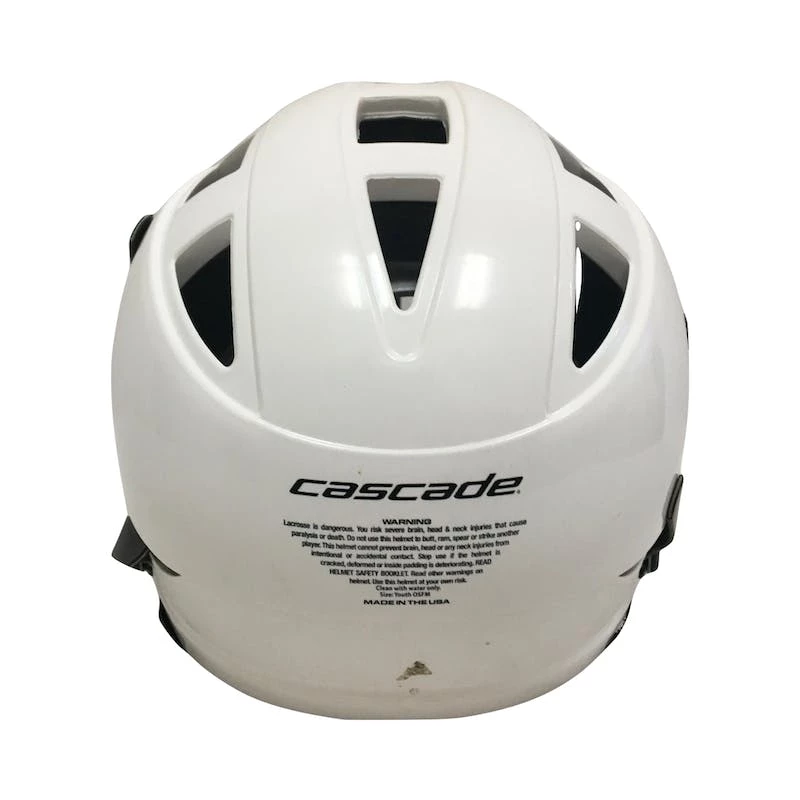 The Surprise Price - Used Cascade CS Youth OSFM Lacrosse Helmets White 5 The Surprise Price - Used Cascade CS Youth OSFM Lacrosse Helmets White - Image 3