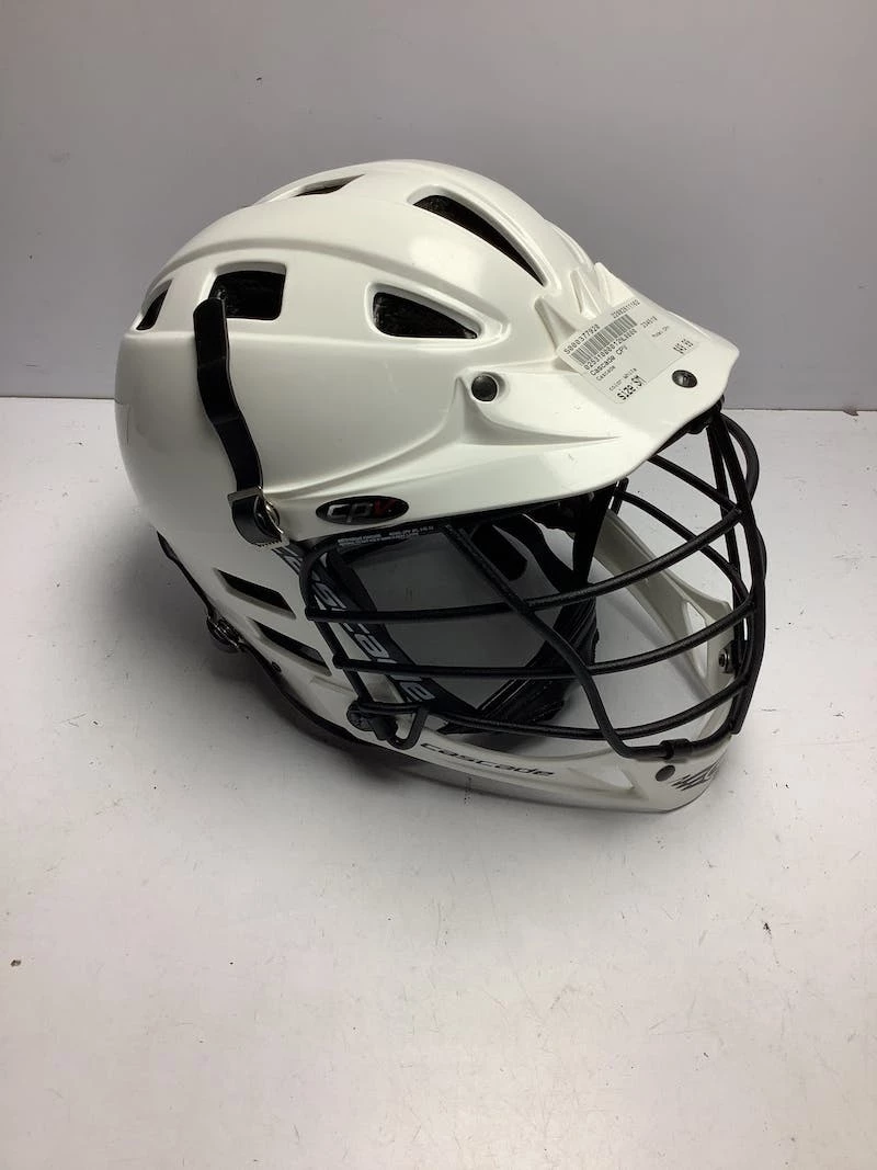 Free Shipping - Used Cascade CPV SM Lacrosse Helmets White 5 Free Shipping - Used Cascade CPV SM Lacrosse Helmets White - Image 3