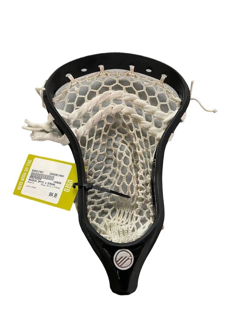 The Surprise Price - Used Maverik OPTIC U STRUNG Men's Lacrosse Heads Black 3 The Surprise Price - Used Maverik OPTIC U STRUNG Men's Lacrosse Heads Black