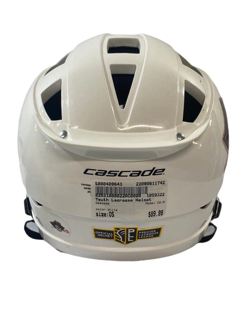 Shipping Included - Used Cascade CS-R One Size Lacrosse Helmet Lacrosse Helmets White 6 Shipping Included - Used Cascade CS-R One Size Lacrosse Helmet Lacrosse Helmets White - Image 4
