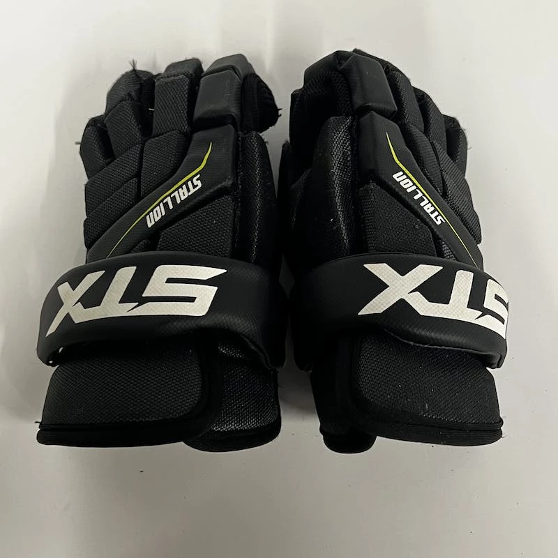 On Sale - Used STX STALLION 10" Junior Lacrosse Gloves Black 3 On Sale - Used STX STALLION 10" Junior Lacrosse Gloves Black