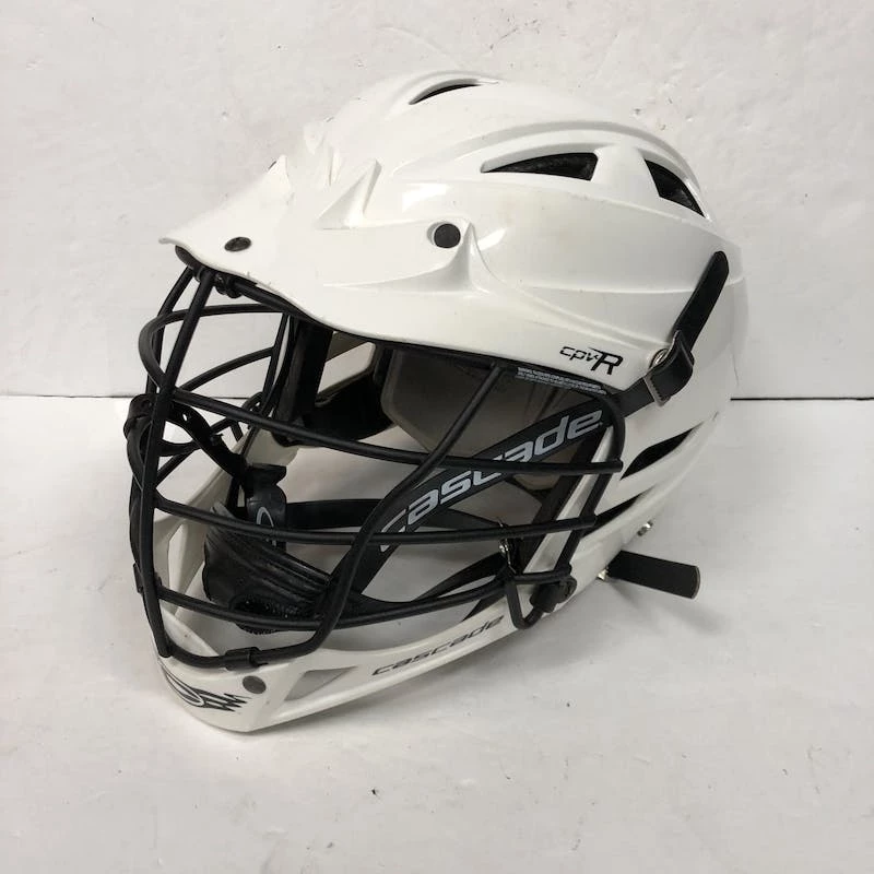 Shipping Included - Used Cascade CPV-R M/L Lacrosse Helmets White 3 Shipping Included - Used Cascade CPV-R M/L Lacrosse Helmets White
