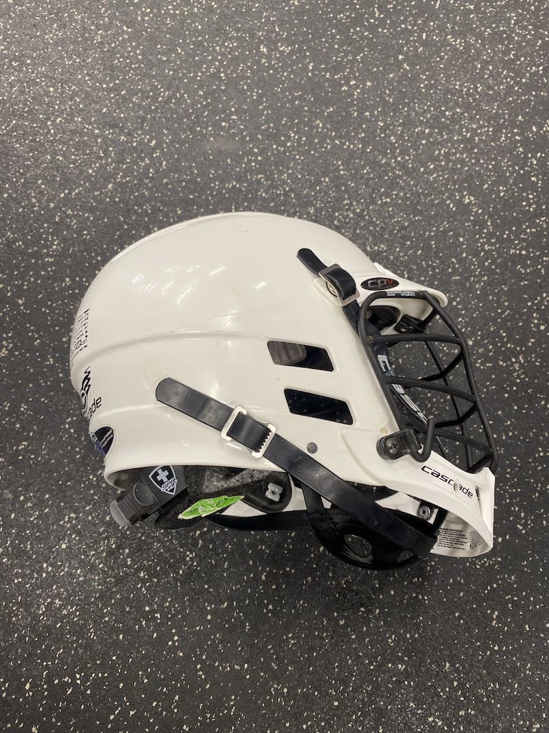 Best Price - Used Cascade CPV M/L Lacrosse Helmets White 4 Best Price - Used Cascade CPV M/L Lacrosse Helmets White - Image 2