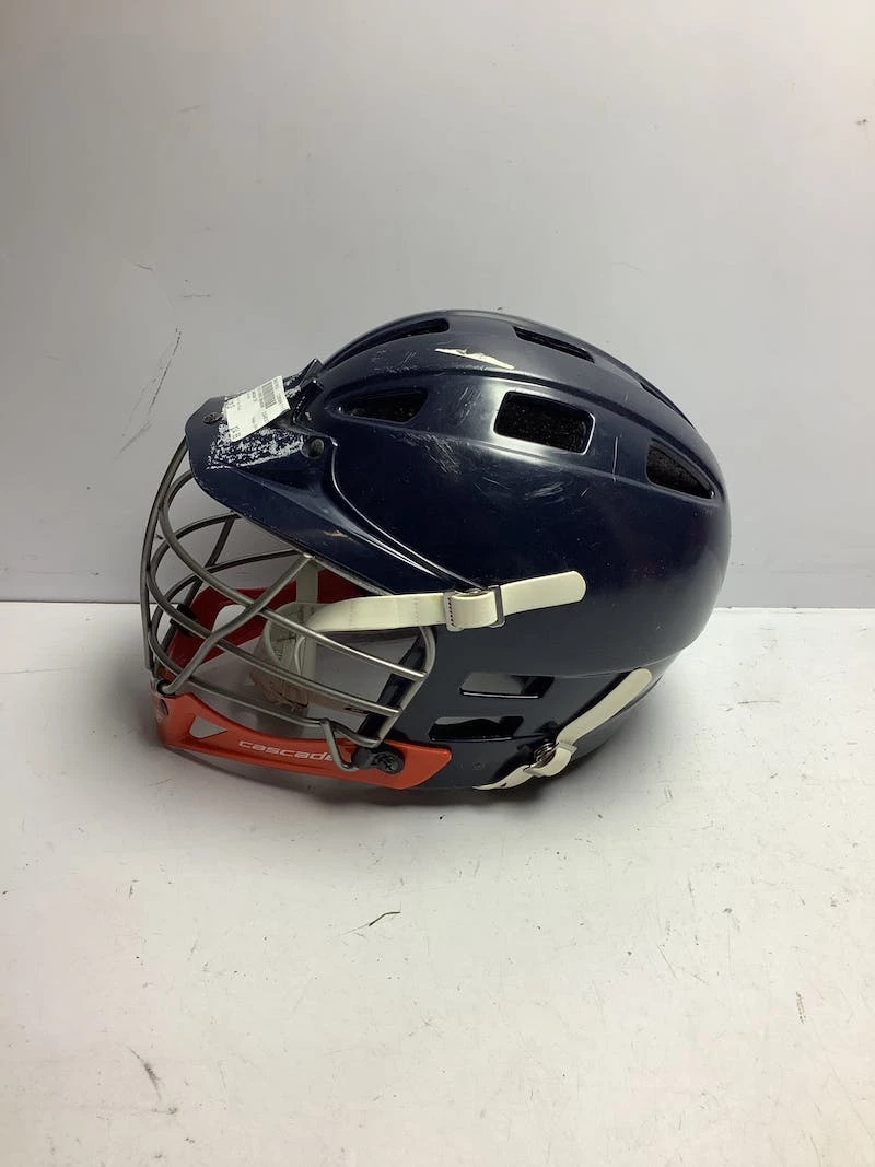 Free Shipping - Used Cascade CPV One Size Lacrosse Helmets Navy Blue 5 Free Shipping - Used Cascade CPV One Size Lacrosse Helmets Navy Blue - Image 3