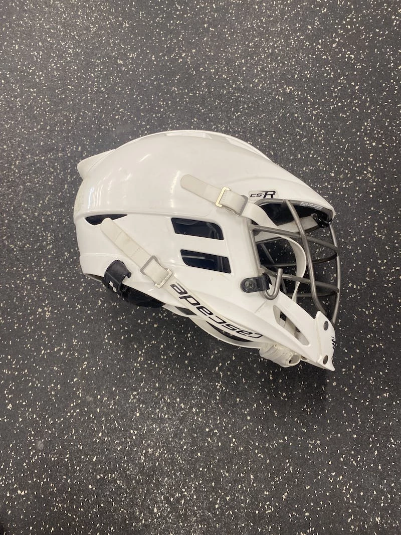 The Surprise Price - Used Cascade CSR JR HELMET One Size Lacrosse Helmets White 4 The Surprise Price - Used Cascade CSR JR HELMET One Size Lacrosse Helmets White - Image 2