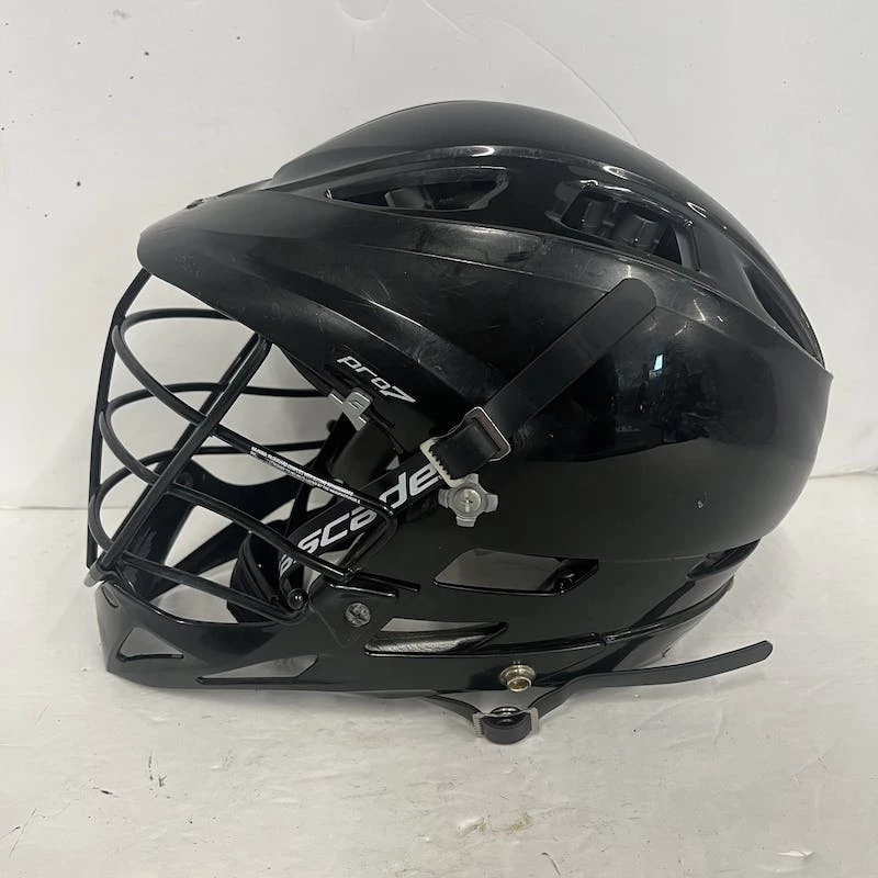 Free Shipping - Used Cascade PRO 7 M/L Lacrosse Helmets Black 3 Free Shipping - Used Cascade PRO 7 M/L Lacrosse Helmets Black