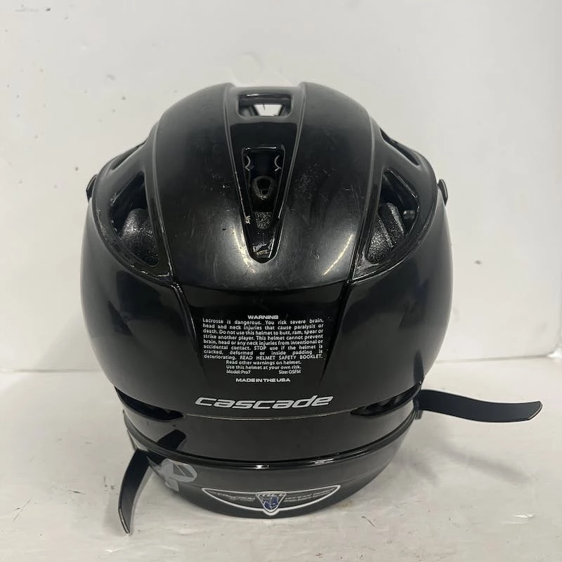 Free Shipping - Used Cascade PRO 7 M/L Lacrosse Helmets Black 6 Free Shipping - Used Cascade PRO 7 M/L Lacrosse Helmets Black - Image 4