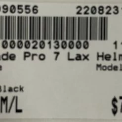 Free Shipping - Used Cascade PRO 7 M/L Lacrosse Helmets Black 15 Free Shipping - Used Cascade PRO 7 M/L Lacrosse Helmets Black -Deals lacrosse Store unnamed file 874
