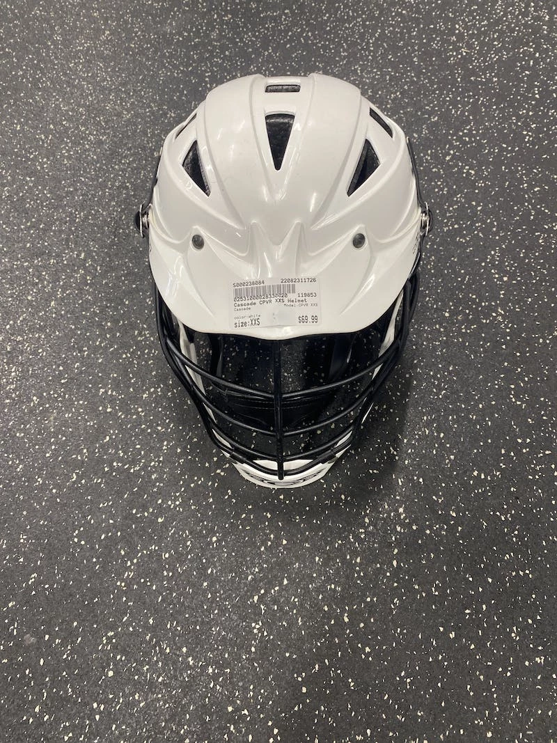 The Surprise Price - Used Cascade CPVR XXS XXS Lacrosse Helmets White 3 The Surprise Price - Used Cascade CPVR XXS XXS Lacrosse Helmets White