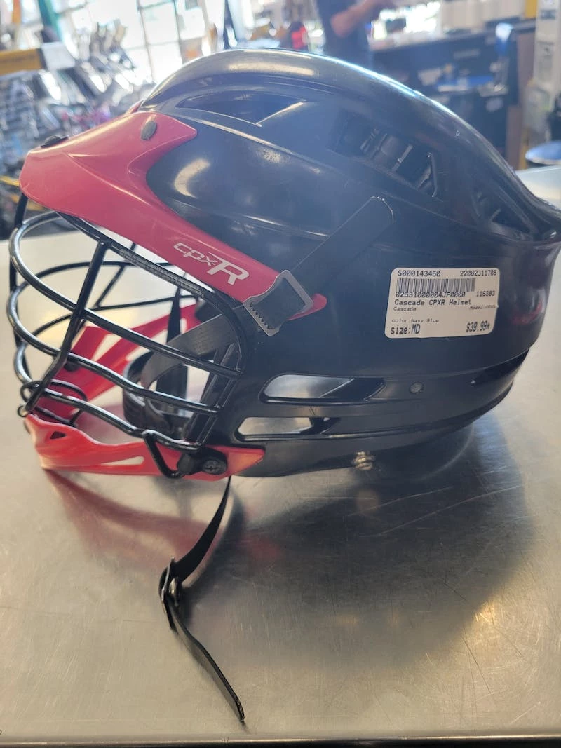 The Surprise Price - Used Cascade CPXR MD Lacrosse Helmets Navy Blue 4 The Surprise Price - Used Cascade CPXR MD Lacrosse Helmets Navy Blue - Image 2