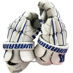 The Surprise Price - Used Warrior REGULATOR 13" Men's Lacrosse Gloves Clear And Royal Blue