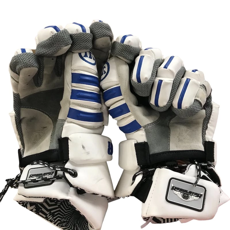 The Surprise Price - Used Warrior REGULATOR 13" Men's Lacrosse Gloves Clear And Royal Blue 4 The Surprise Price - Used Warrior REGULATOR 13" Men's Lacrosse Gloves Clear And Royal Blue - Image 2