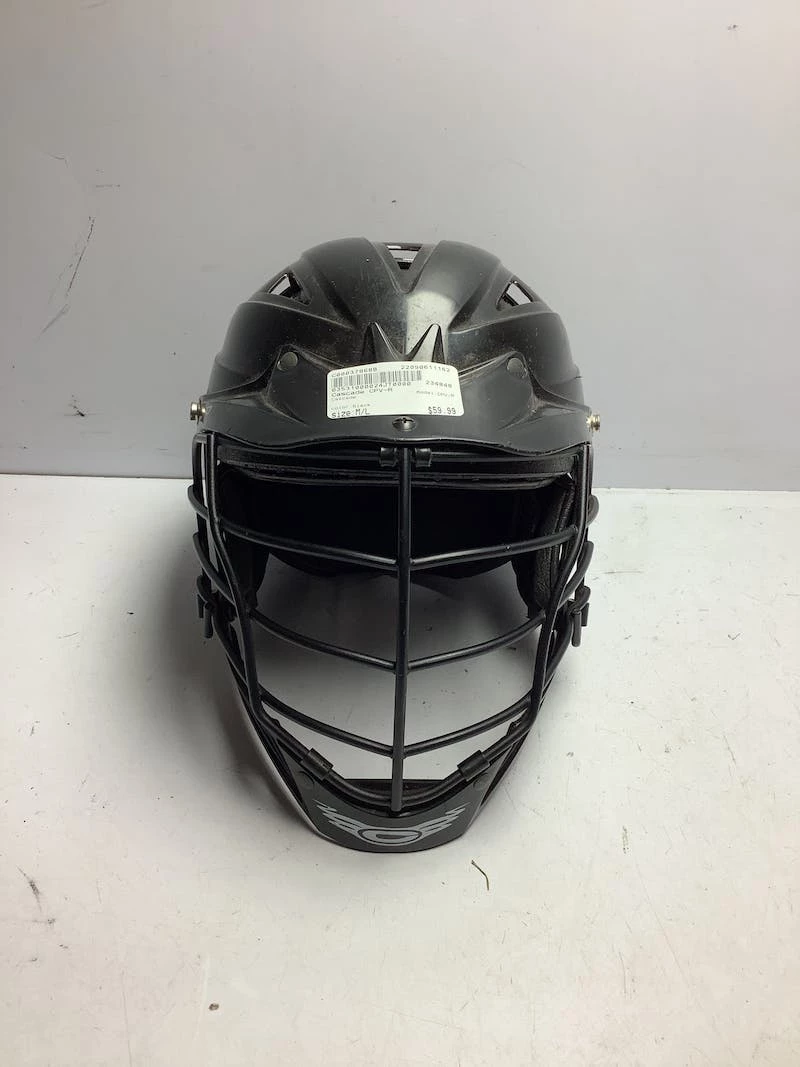 Discount - Used Cascade CPV-R M/L Lacrosse Helmets Black 3 Discount - Used Cascade CPV-R M/L Lacrosse Helmets Black