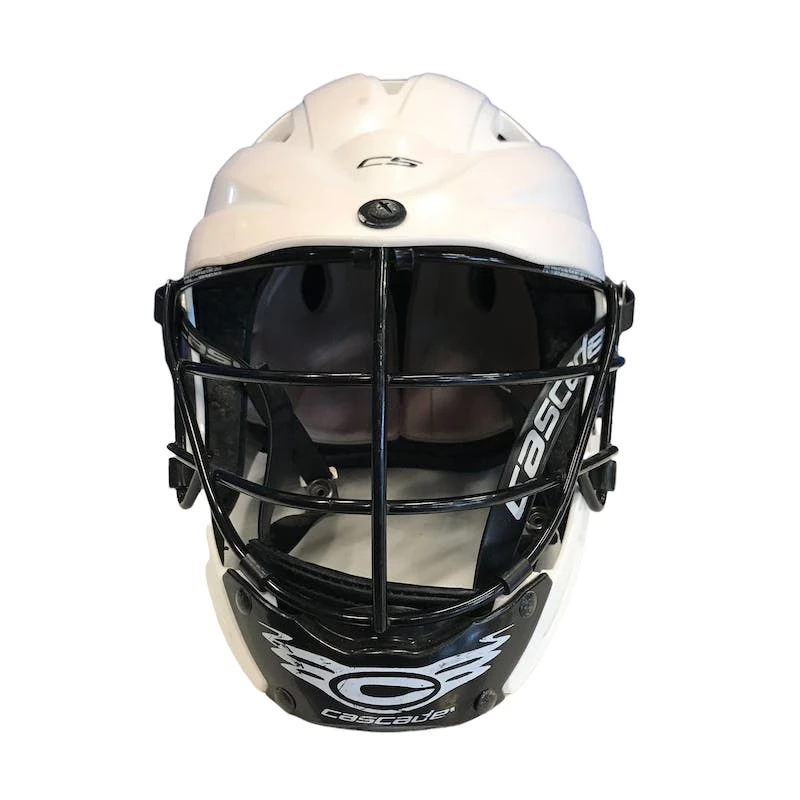 Free Shipping - Used Cascade CS YOUTH HELMET One Size Lacrosse Helmets White 4 Free Shipping - Used Cascade CS YOUTH HELMET One Size Lacrosse Helmets White - Image 2