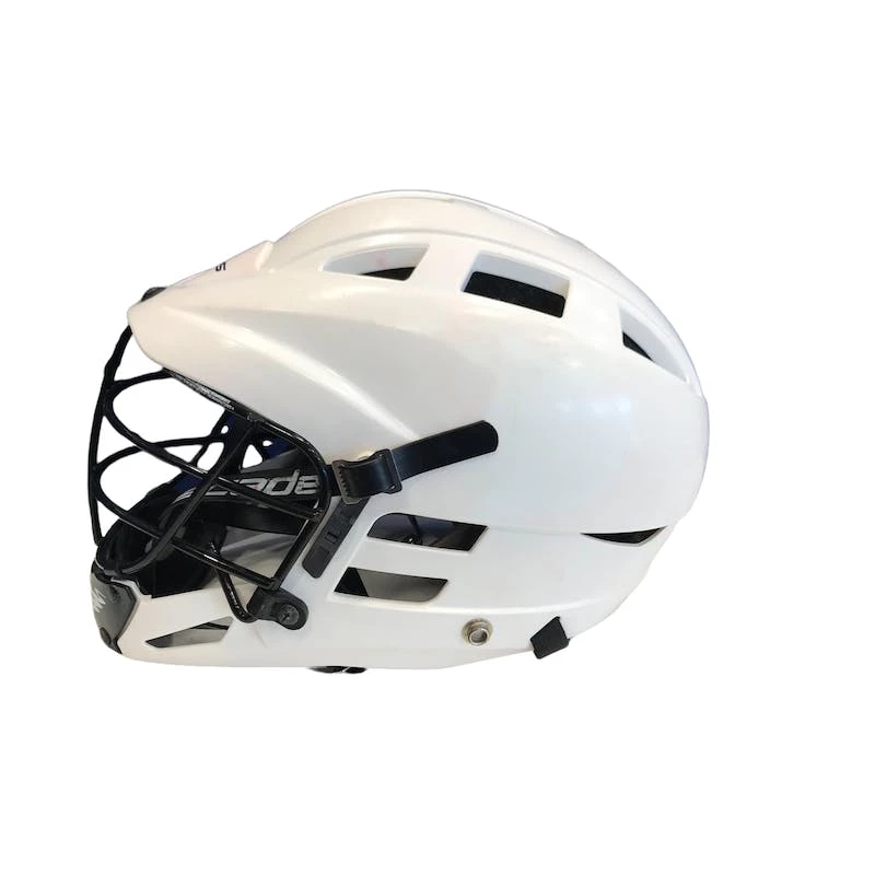 Free Shipping - Used Cascade CS YOUTH HELMET One Size Lacrosse Helmets White 5 Free Shipping - Used Cascade CS YOUTH HELMET One Size Lacrosse Helmets White - Image 3